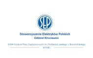 Logo SEP_wyniki konkursu im. Profesora Jerzego I. Skowrońskiego