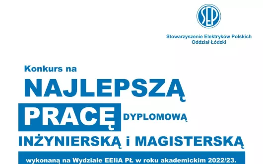 Ogłoszenie konkursu SEP na najlepszą pracę dyplomową