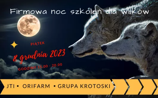 Firmowa noc szkolenia dla Wilków 