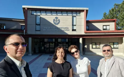 Delegacja z PŁ w czasie wizyty w Vigo