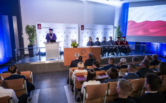 Inauguracja 2025_2026_Kolegium dziekańskie w auli E1