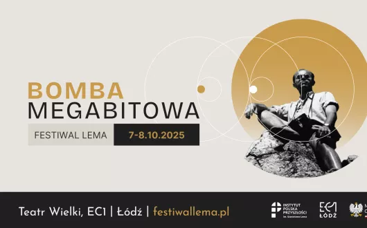 Grafika promująca Festiwal Lema