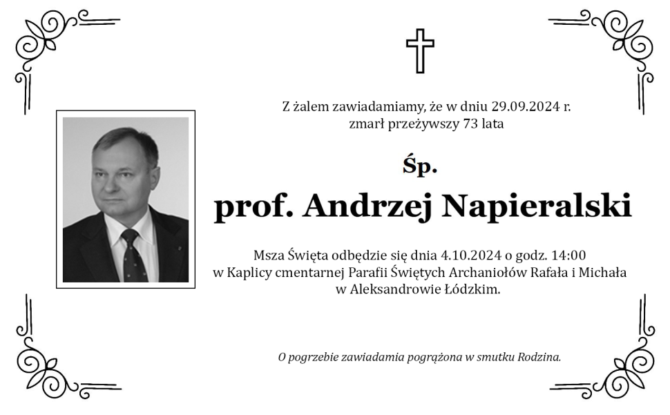 Profesor Andrzej Napieralski_klepsydra