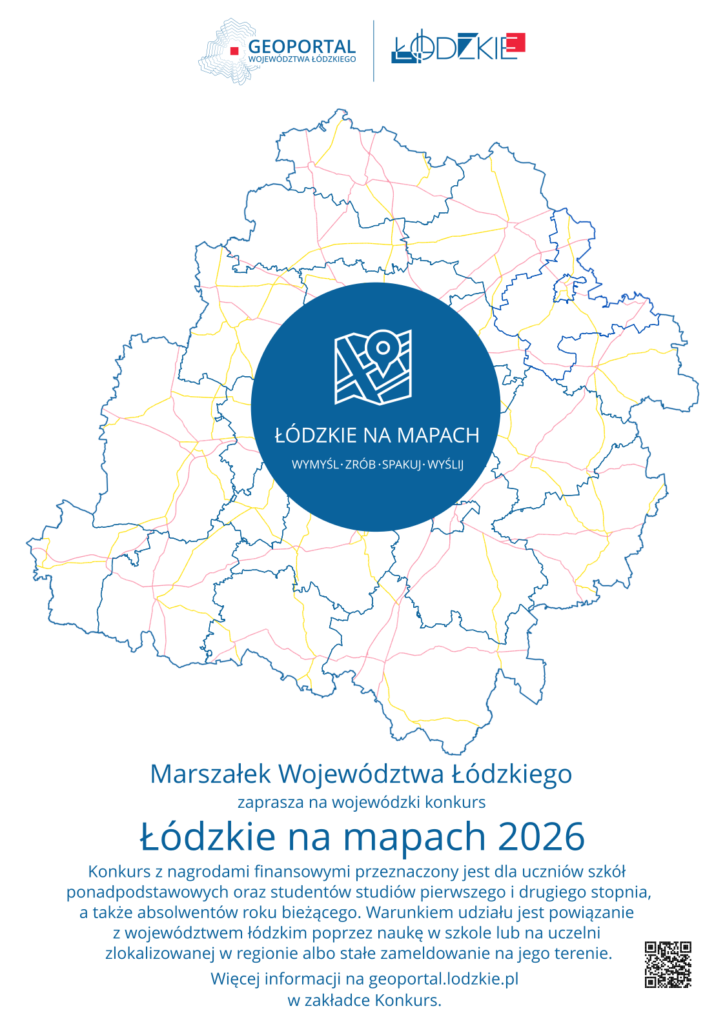 Plakat_Konkurs_Łódzkie na mapach 2026