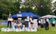 Nagrodzeni studenci na podium_foto_ Julia Sadowska oraz Wiktoria Berek 