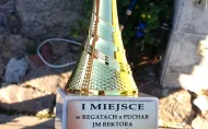 Puchar za zajęcie 1. miejsca w Regatach o Puchar JM Rektora Politechniki Łódzkiej