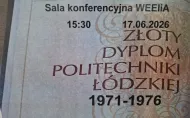 Pamiątkowy Złoty Dyplom dla absolwentów Wydziału Elektrycznego z rocznika 1976 