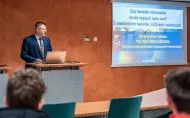 Wykład w ramach programu Zasmakuj studiowania w Łodzi. Foto: Michał Bińkiewicz